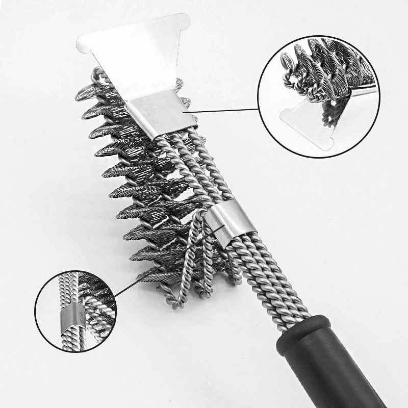 Grill Brush Scraper BBQ Cleaner Tools Weber Ideal Barbecue Accessories Stain Gas