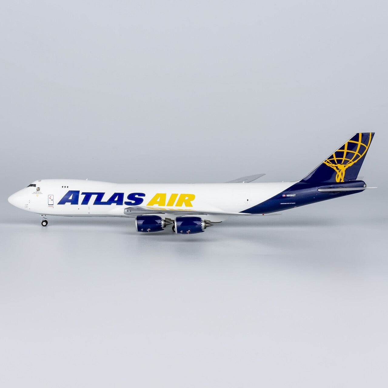 1:400 NG Model ATLAS AIR BOEING 747-8F Plane Airplane Diecast Aircraft Model