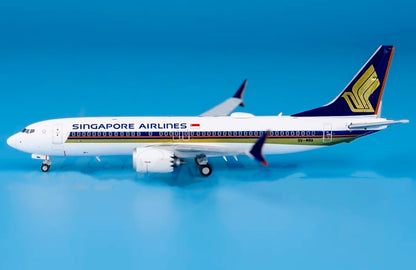 1:400 JC Wings SINGAPORE AIRLINES BOEING 737 MAX 8 Passenger Plane Diecast Model