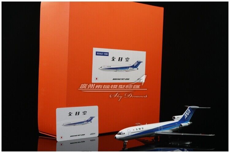 1:200 24CM JC Wings ANA BOEING 727-200 Passenger Airplane Diecast Aircraft Model