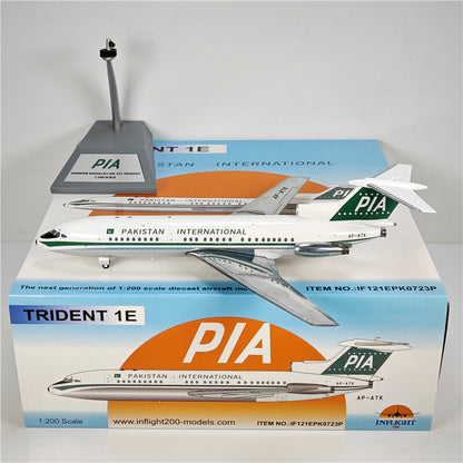 1:200 Inflight PIA TRIDENT 1E Passenger Airplane Diecast Aircraft Model