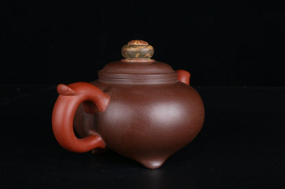 Vintage Chinese Yixing Purple Clay Teapot Zisha Ceremony Exquisite Teaware Art