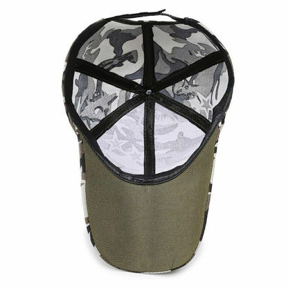 Outdoor Sport Snap Back Adjustable Cap Mesh Airsoft Fishing Snapback Hat Adult