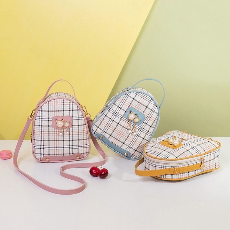 Mini Backpack Crossbody Bag Plain Small Women Shoulder Purse Style Bag Traveling