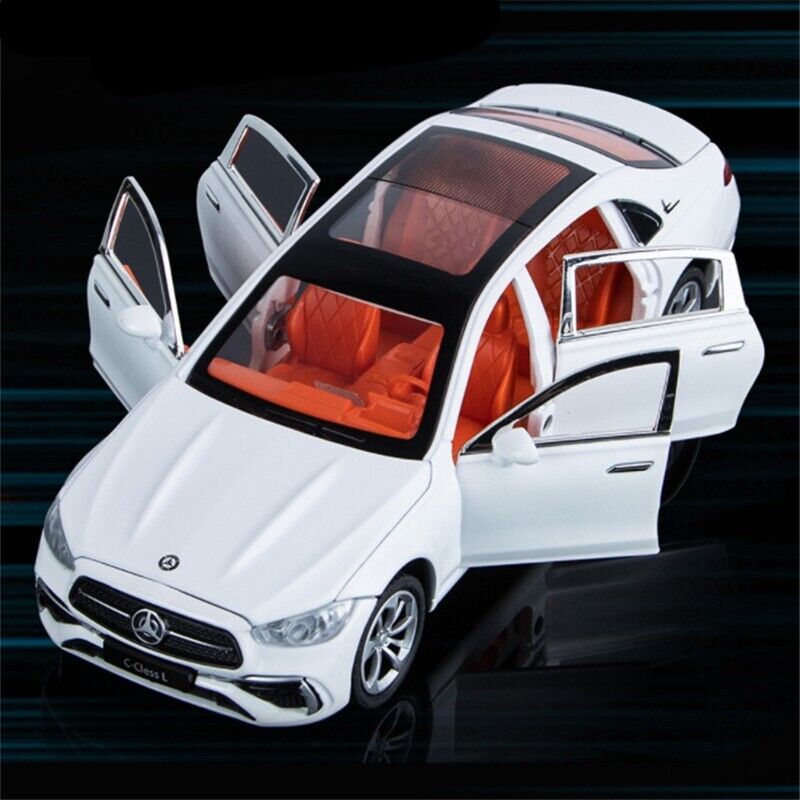 1:24 Benz C-Class L C260 Alloy Model Car Diecast Sound Light Kids Gift Toy
