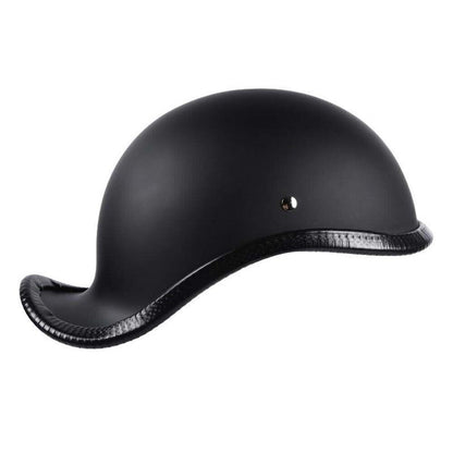 Classic Motorcycle Helmet with Baseball-Style Cruiser Adult Half Face Helmet