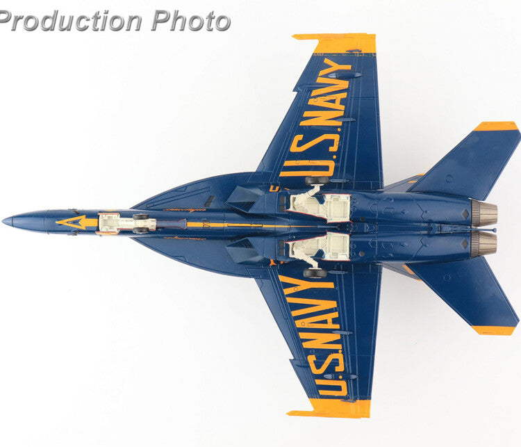 HM 1/72 F18 fighter model F/A-18F Blue Angel # 7 US Navy 75th anniversary 2021
