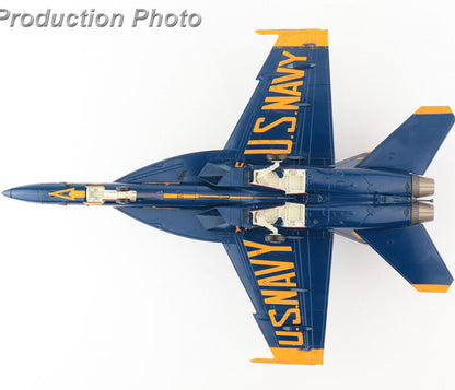 HM 1/72 F18 fighter model F/A-18F Blue Angel # 7 US Navy 75th anniversary 2021