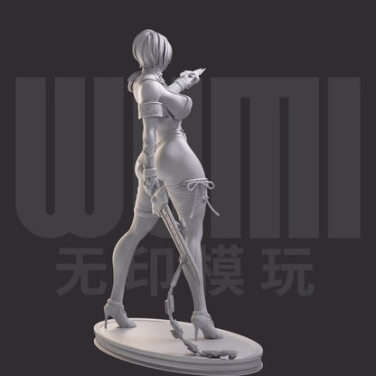 1/24 resin figures model Game character Ai Wei Unassembled unpainted
