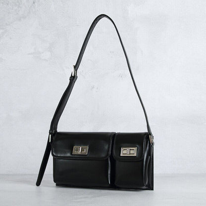 2022 New Bags Women Genuine Leather Underarm Bag Shoulder Bag