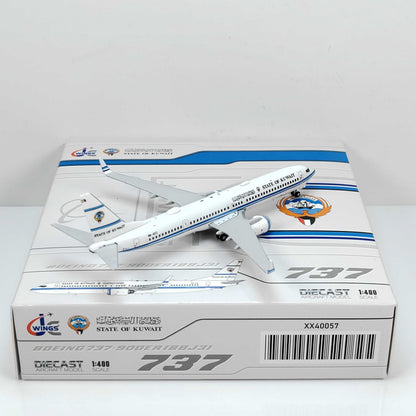 1:400 JC Wings STATE OF KUWAIT BOEING B737-900ER Airplane Diecast Model