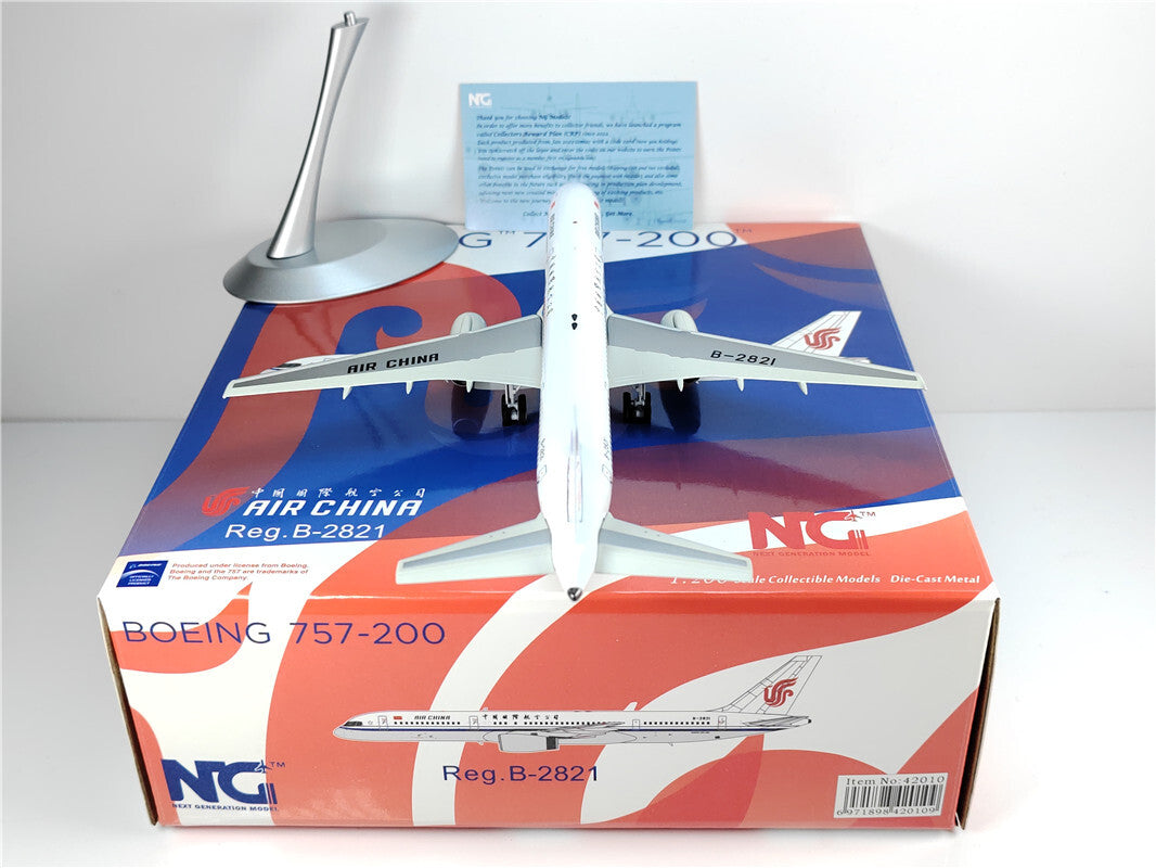 1:200 NG Model AIR CHINA B757-200 Passenger Airplane Diecast Aircraft Model