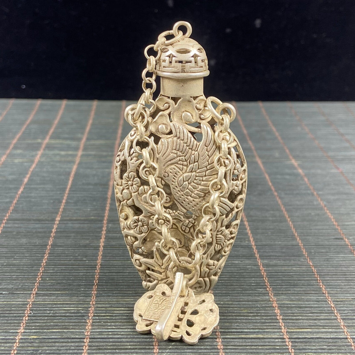 Collectibles Tibetan Silver Handmade Statue Exquisite Bottles