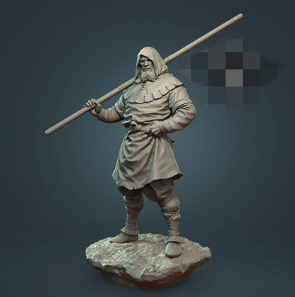 1:24 Resin Figures Model Kit 75 mm Movie role Viking Warrior G247 garage kit