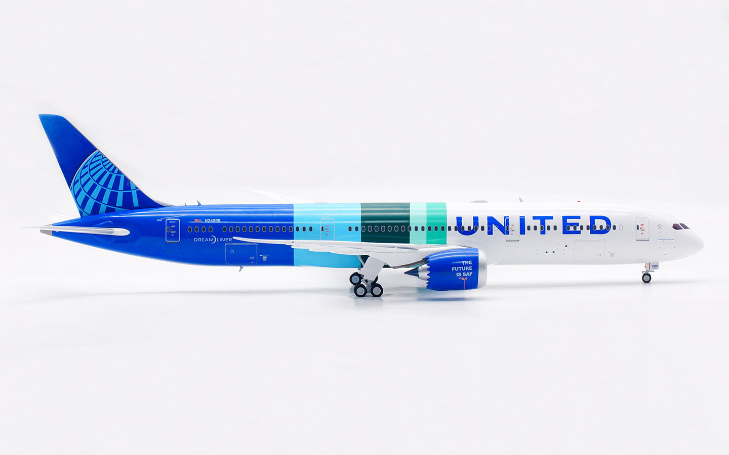 1:200 32CM InFlight UNITED BOEING 787-9 Passenger Plane Diecast Aircraft Model
