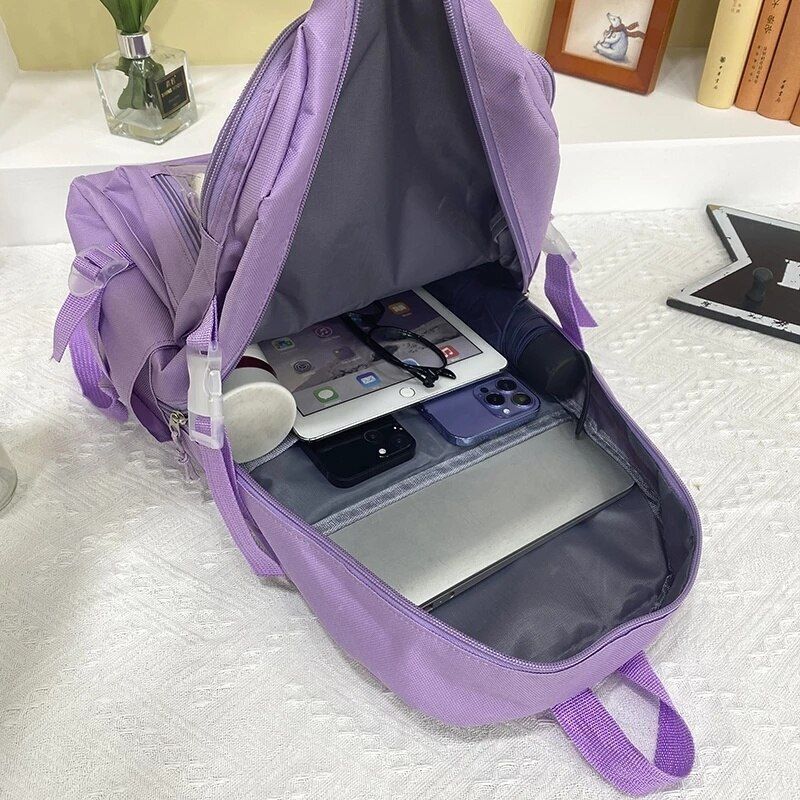 High School Backpack School Bag Waterproof Rucksack Travelling 31*14*44 CM Purse