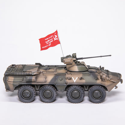 1/72 Russian three-color BTR80A armored vehicle finished model