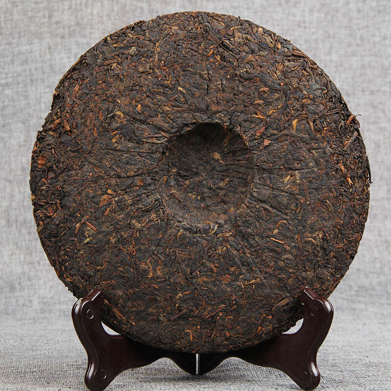 357g Yunnan Old Tree Cooked Pu-erh Tea Cake Jingmai Collection Puerh Ripe Tea