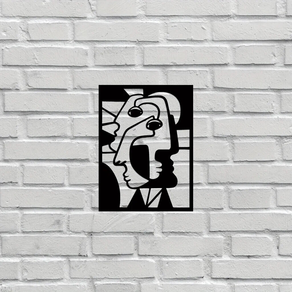 1pc Beastie Pie Portrait Metal Wall Decor, Living Room Office Wall Decor