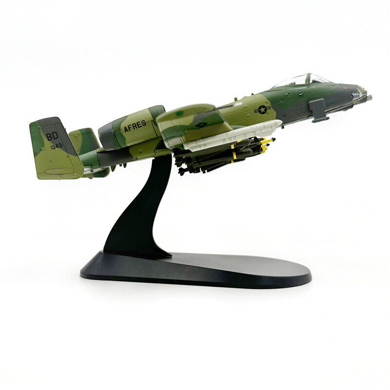 1/100 American A-10 attack aircraft A10 fighter aircraft model alloy Green