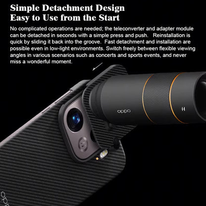 OPPO Find X9 Pro Hasselblad Imaging Kit – Teleconverter, Handle, Shoulder Strap