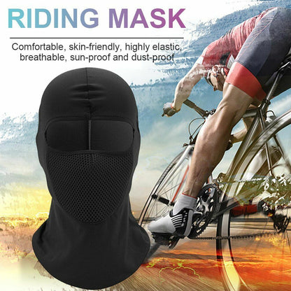 Motorcycle Full Cover Face Mask Cycling Balaclava Hat Lycra Outdoor Neck Gaiter