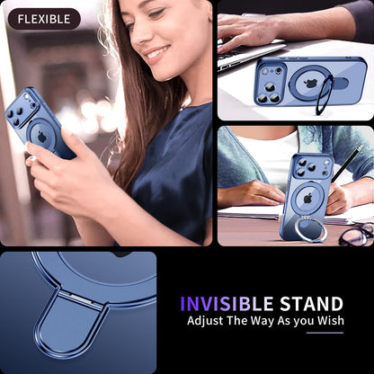 Magnetic for Iphone 17 Pro Max Case with Invisible Stand[Compatible with Magsafe