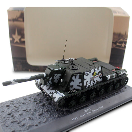 RUSSIAN ISU-152 RKKA EAST PRUSSIA - JANUARY 1944 1/43 DIECAST MODEL TANK IXO