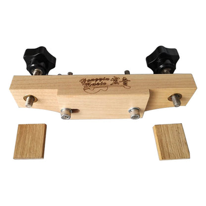 New Practical Maple Stainless Steel Guitar Bridge Clamp Luthier Repair Tools