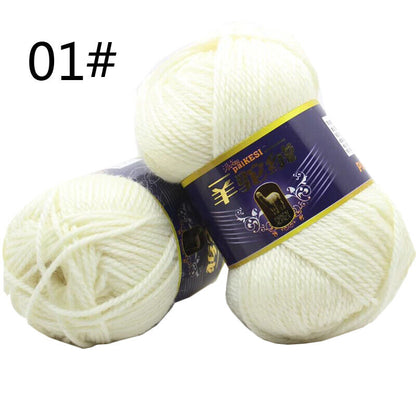 Hot Sale 100g Camel Velvet Thick Yarn Cashmere Hand Knitting Crochet Crafts Yarn