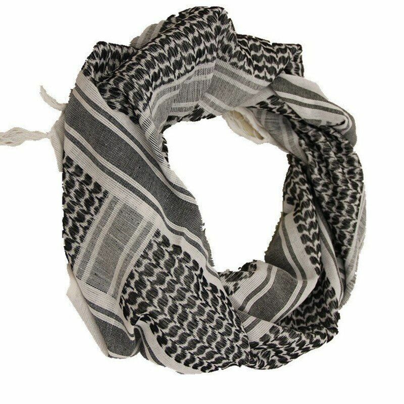 Scarf Cotton 34"x34" Tactical Shawl Neck Cover Headwrap Men Women Hiking Scarves