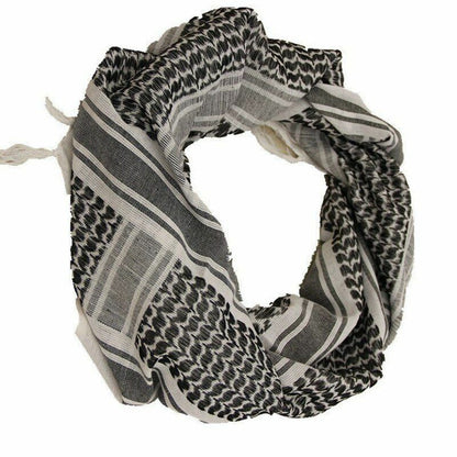 Scarf Cotton 34"x34" Tactical Shawl Neck Cover Headwrap Men Women Hiking Scarves