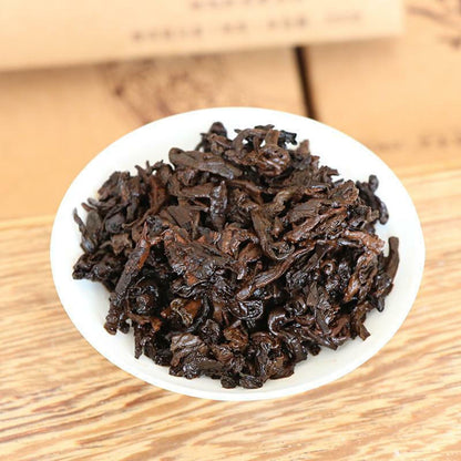 2017 Colourful Yunnan Menghai Lao Cha Tou Nugget Ripe Puerh Pu'er Brick Shu 250g