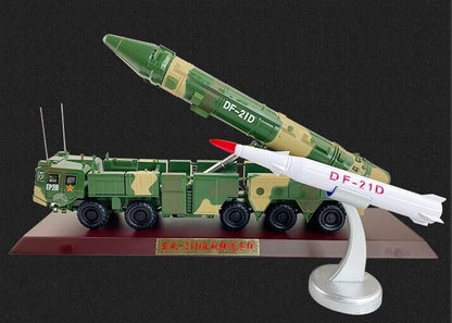 1:35 44CM DF-21D Anti-ship Missile Launcher Truck Diecast Model Collection