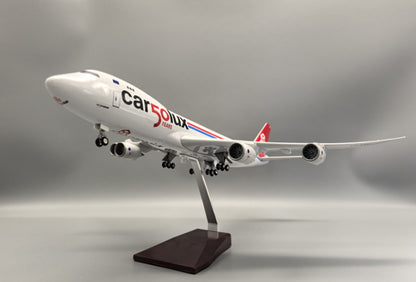 47CM 1:160 Cargolux BOEING 747-8F Airplane Landing Gears Resin Aircraft Model