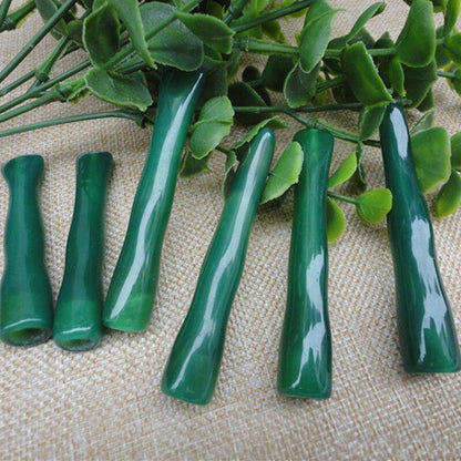 Natural Brazil agate jade bamboo filter cigarette holder washable 1pc