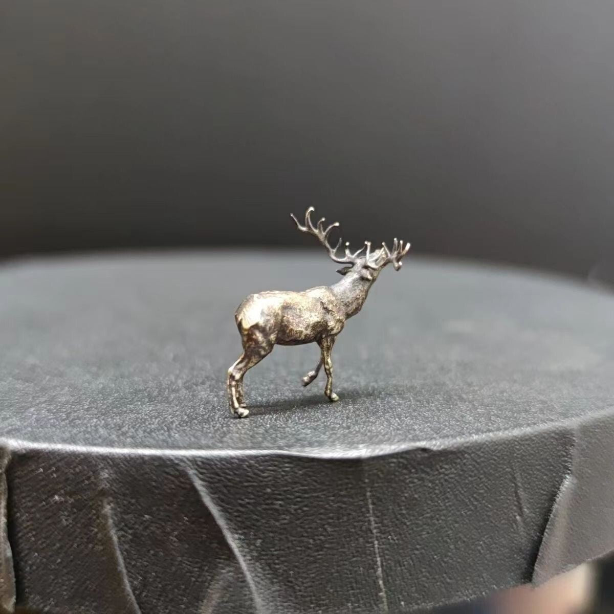 copper bonsai suiseki micro landscape decoration deer