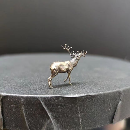 copper bonsai suiseki micro landscape decoration deer