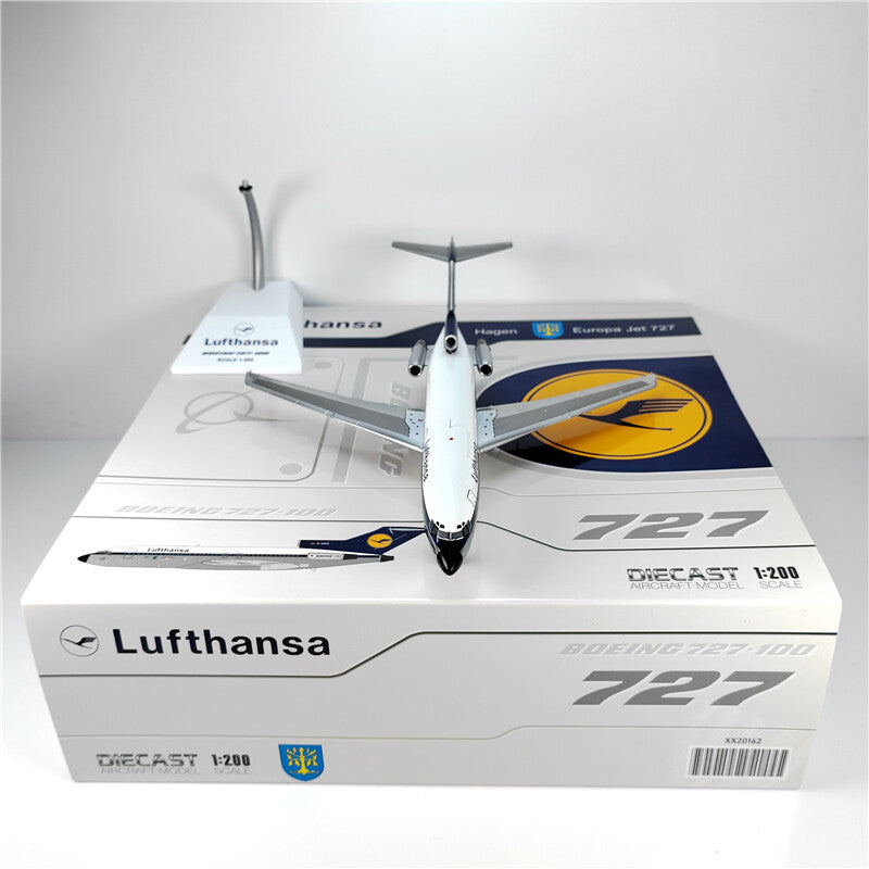 1:200 Wings Lufthansa BOEING 727-100 Passenger Airplane Diecast Aircraft Model