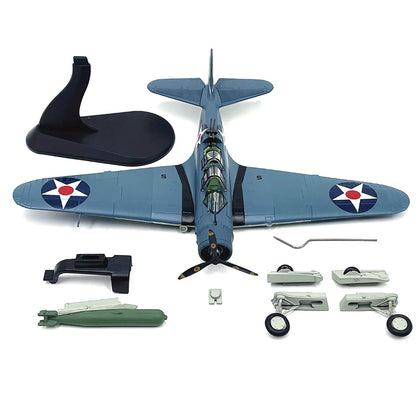 1:72 American TBD Torpedo Bomber Alloy Aircraft Model Airplane Souvenir Display