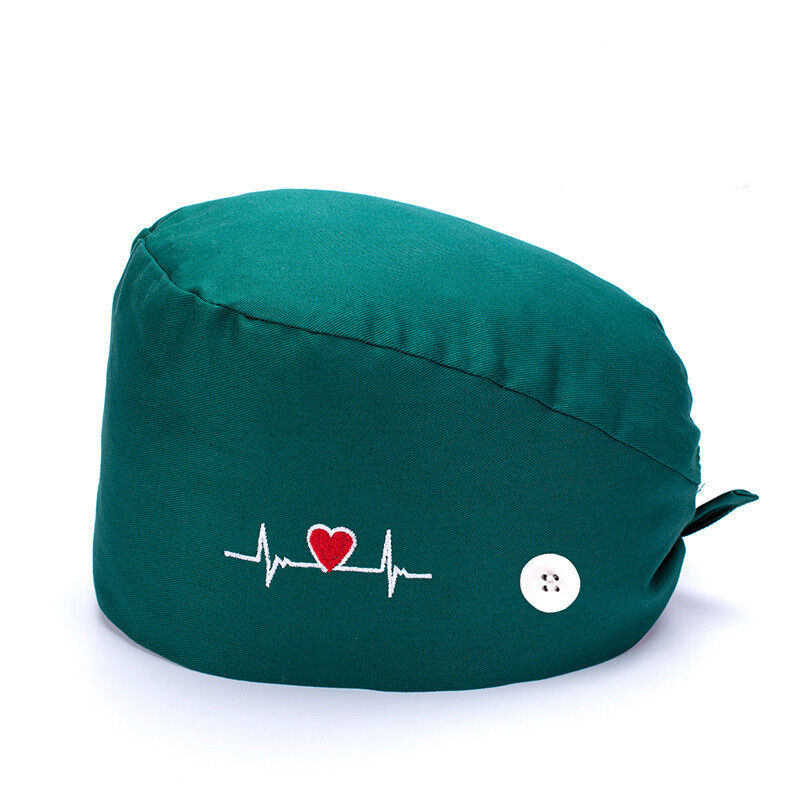 Surgical Cap Baotou Cap Doctor Hat Electrocardiogram Nurse Pure Cotton Buckle