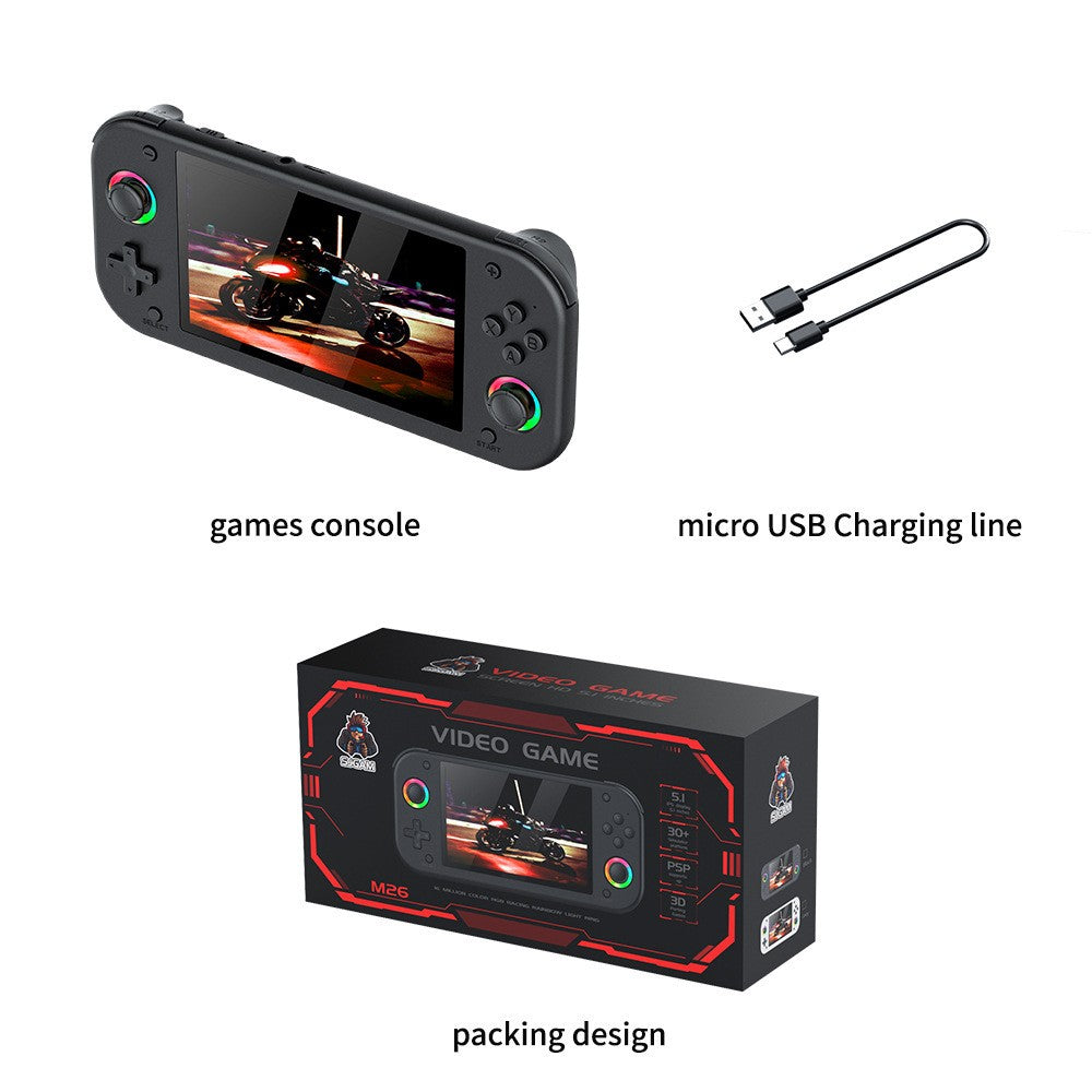 M26 3D handheld game console large screen high definition can be connected to TV
