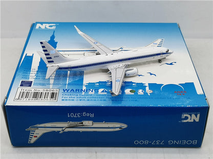 NG MODEL Taiwan AIR ROCAF President FOR BOEING B737-800 3701 1/400 DIECAST Plane