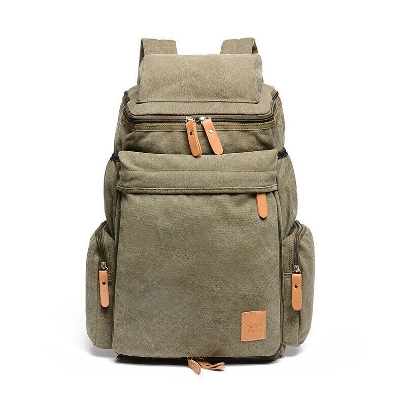 Canvas Travel Backpacks Men Casual Bag Bucket Bags Travel Bags