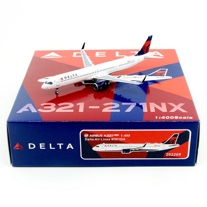 PandaModel DELTA AIR LINES For Airbus A321neo N501DA 1/400 Plane Pre-built Model