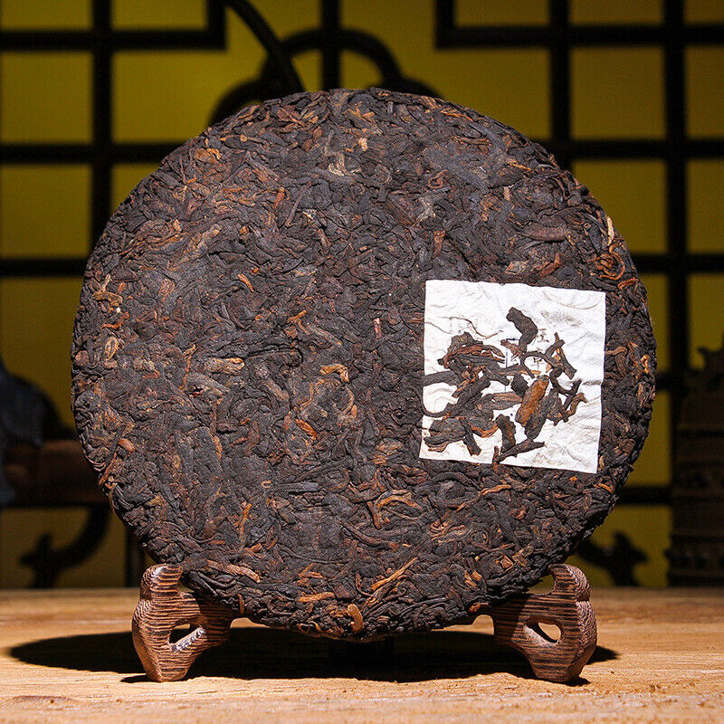 357g Puerh Ripe Tea Old Banzhang Ripe Tea Cake Pu'er Tea Yunnan Pu'er Tea Cake