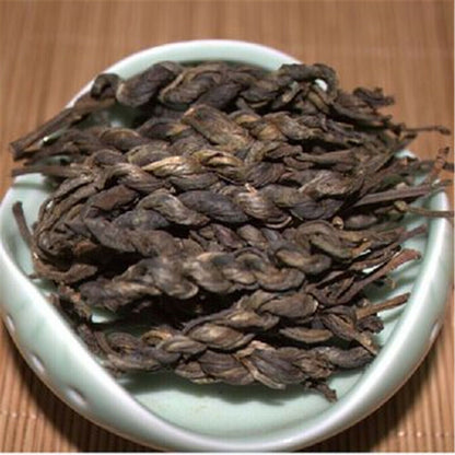 Yunnan Snowy Raw Pu-Erh Tea Healthy Food Handmade Plait Puer Tea Green Tea