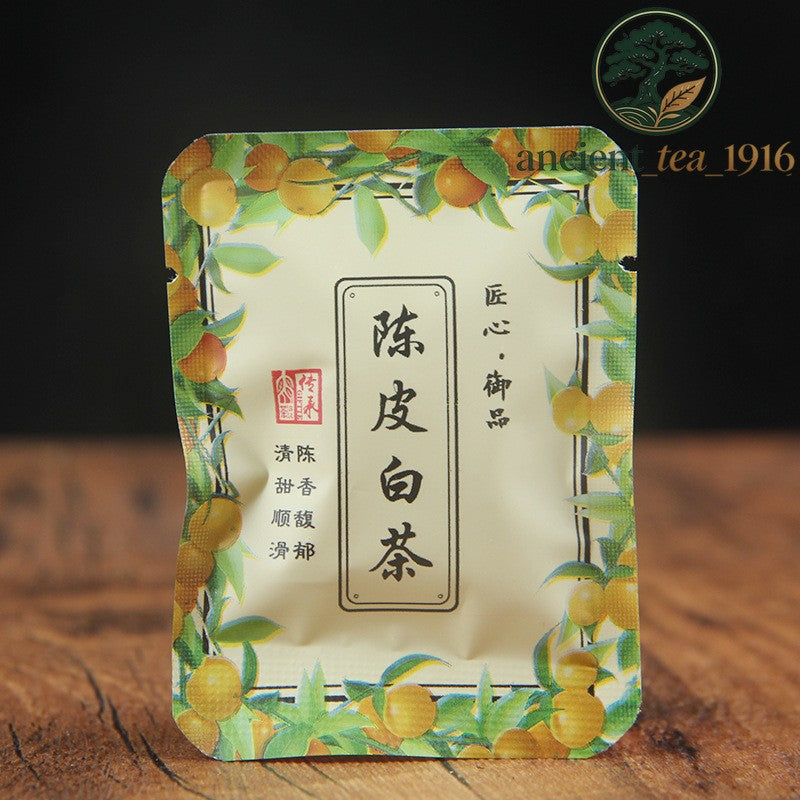 400g Yunnan Tangerine Peel White Tea Flake Small Tea Cake