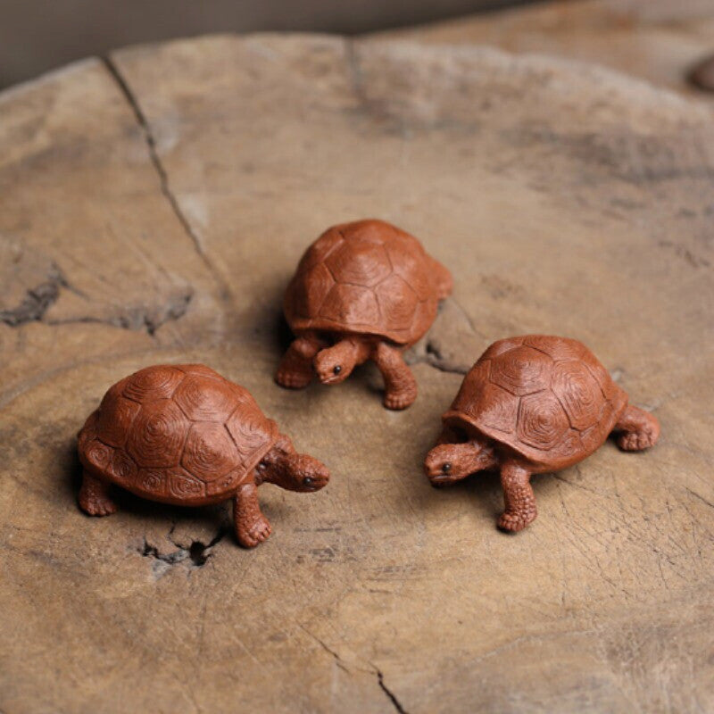 Purple Clay Tea Accessories Turtle Tea Pet Home Decor