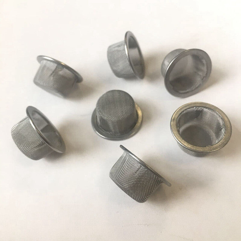 10Pcs/Lot Crystal Smoking Tubes Pipe Hookah Bong Screens Metal Mesh Bowl Filters